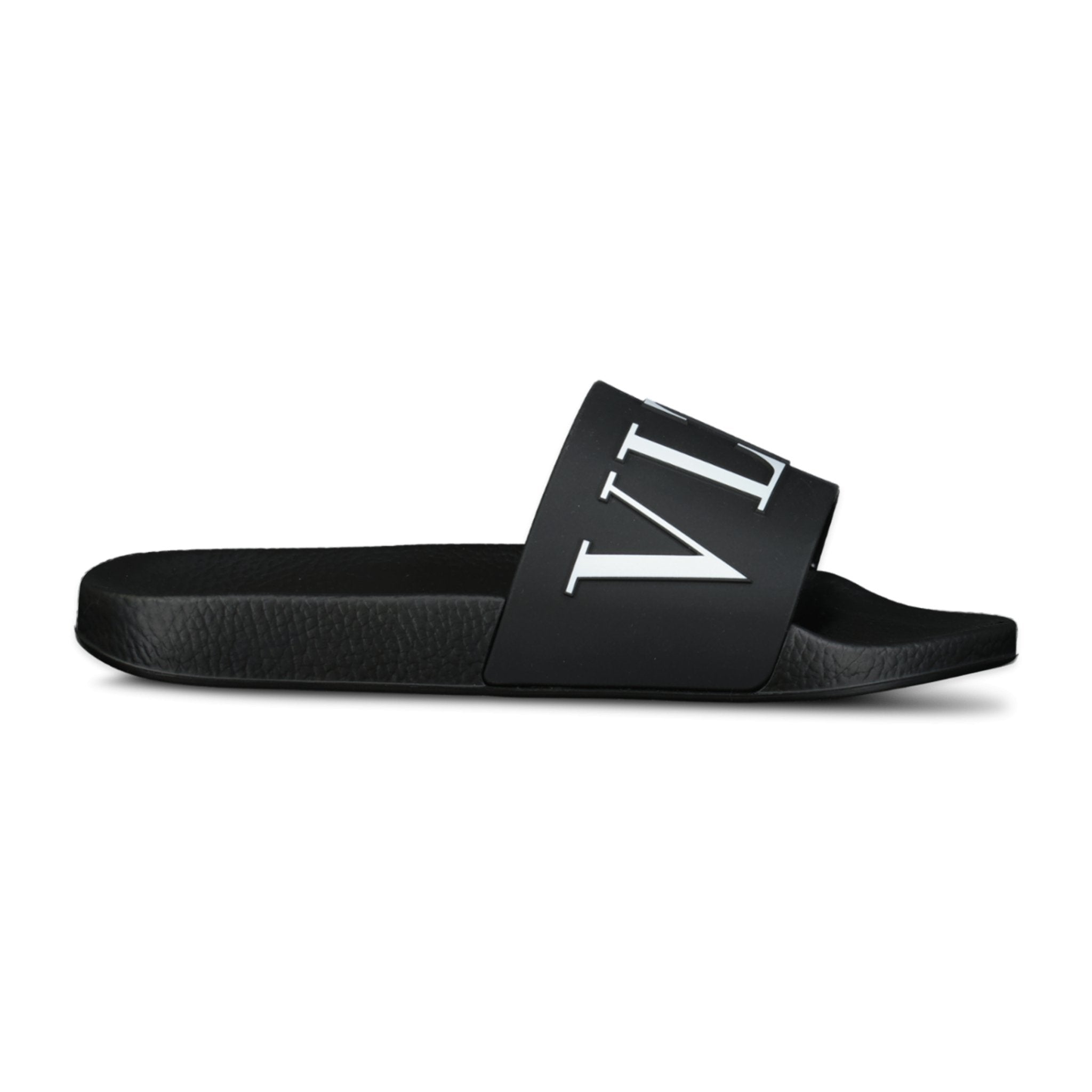 Valentino Garavani VLTN Sliders Black Boinclo ltd Outlet Sale