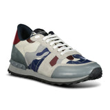 Valentino Grey & Blue Rockrunner Trainers - Boinclo ltd - Outlet Sale Under Retail