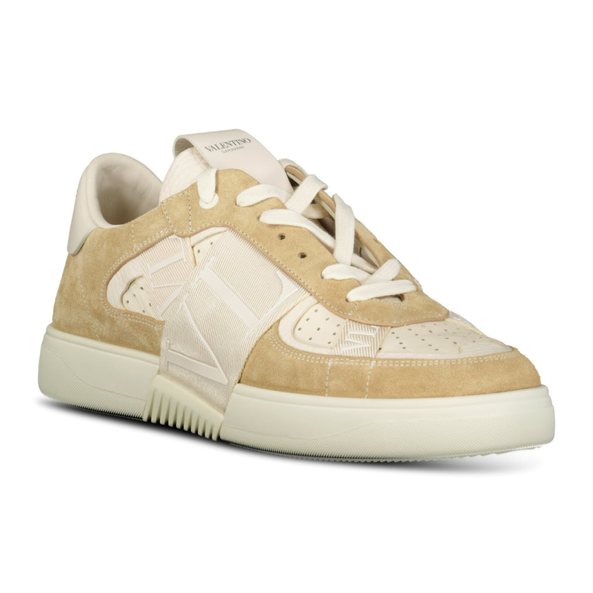 Valentino VLTN Trainers Ivory & Beige - Boinclo ltd - Outlet Sale Under Retail