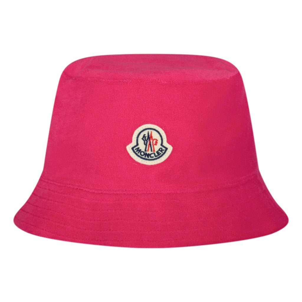 (Womens) Moncler Reversible Bucket Hat Pink - Boinclo ltd - Outlet Sale Under Retail