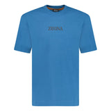 Zegna Logo T-Shirt Blue - Boinclo ltd - Outlet Sale Under Retail